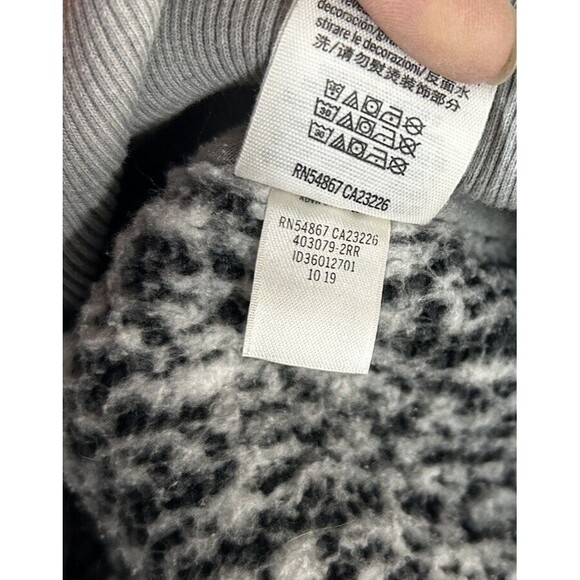 PINK by Victoria's Secret Gray Sherpa Quarter Zip Pullover Large - Picture 10 of 11